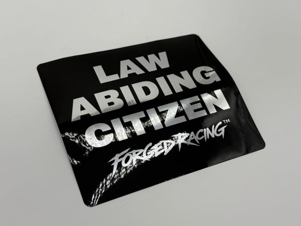 Law Abiding Citizen Large Stickers (Chrome)