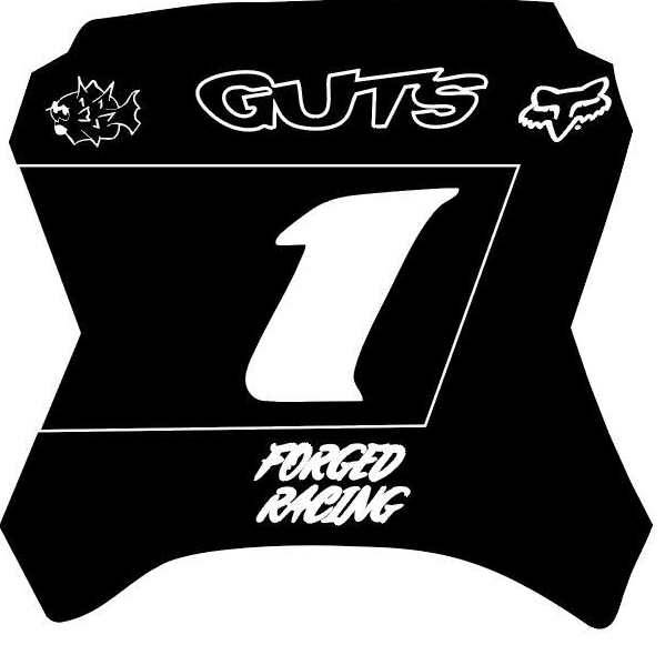 PRE DESIGNED Yozma Front Plate Decal