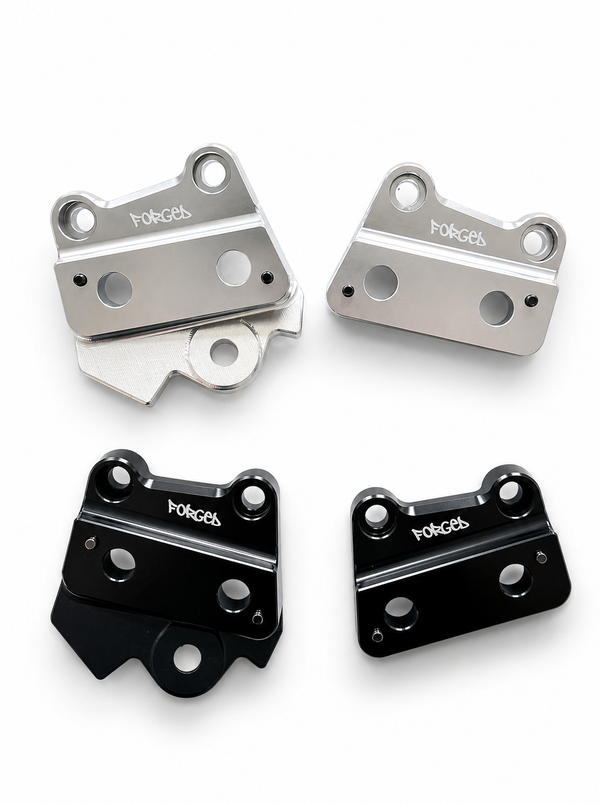 Talaria XXX Metal Foot Peg Brackets | CNC Upgrade Mounts (Black & Chrome)