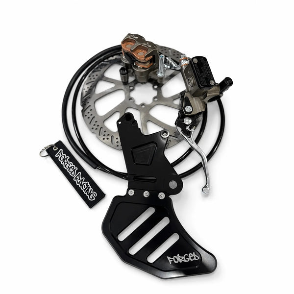 Forged Racing Talaria & Sur-Ron Ultra Bee rear brake kit with caliper, 240mm rotor and mount