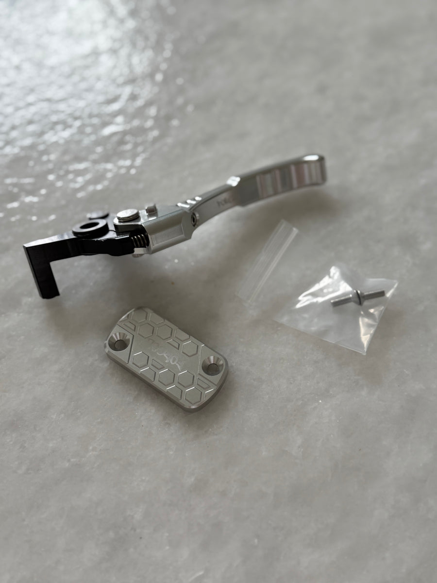 Sur-Ron Ultra Bee Brake Upgrade Kit | CNC Lever, Reservoir Cap & Hardware | Forged Racing — view 2