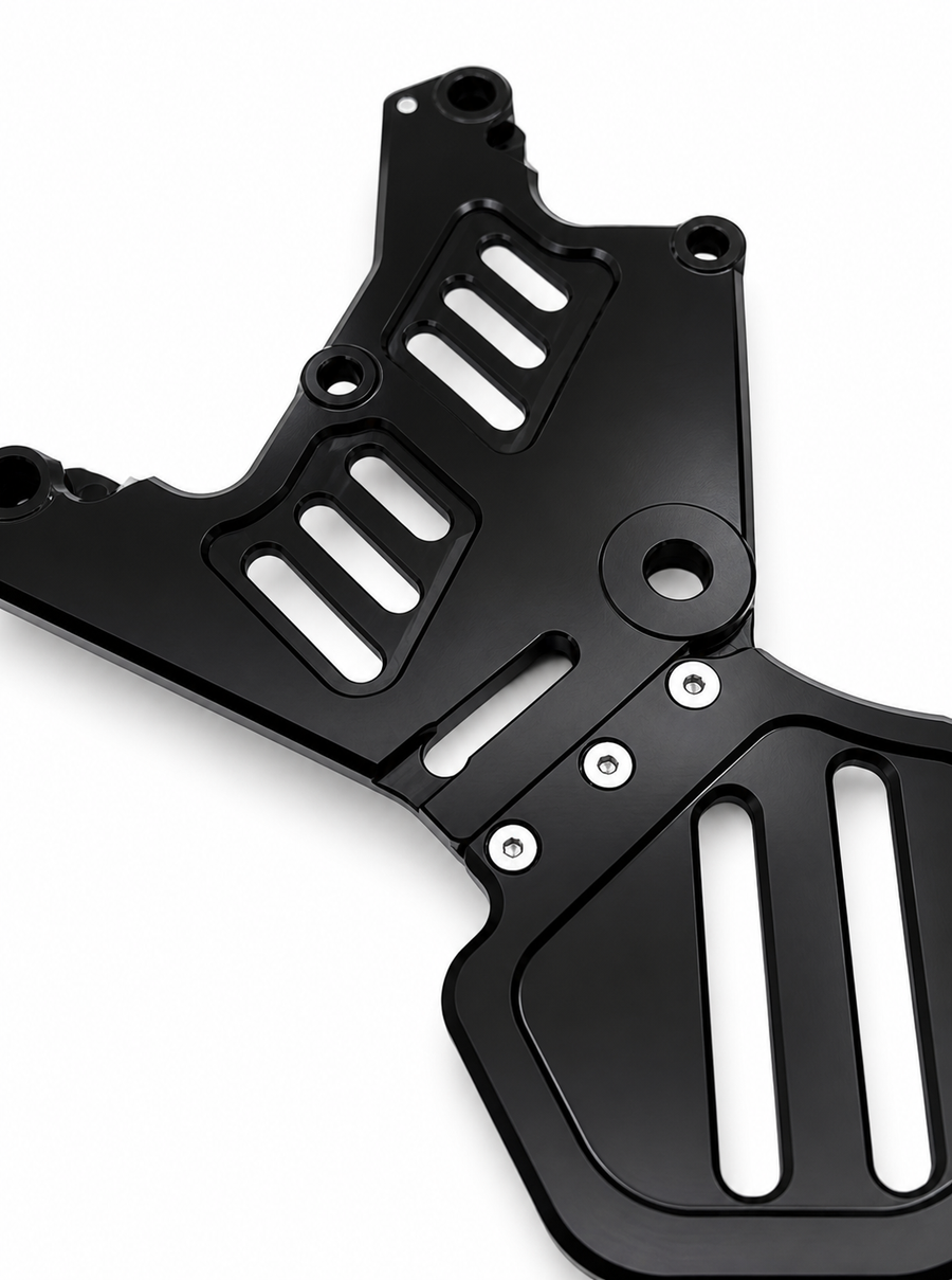Upgraded Dual Caliper Mount + Rotor Guard for Sur Ron, Talaria & Segway | Heavy Duty Metal — view 6