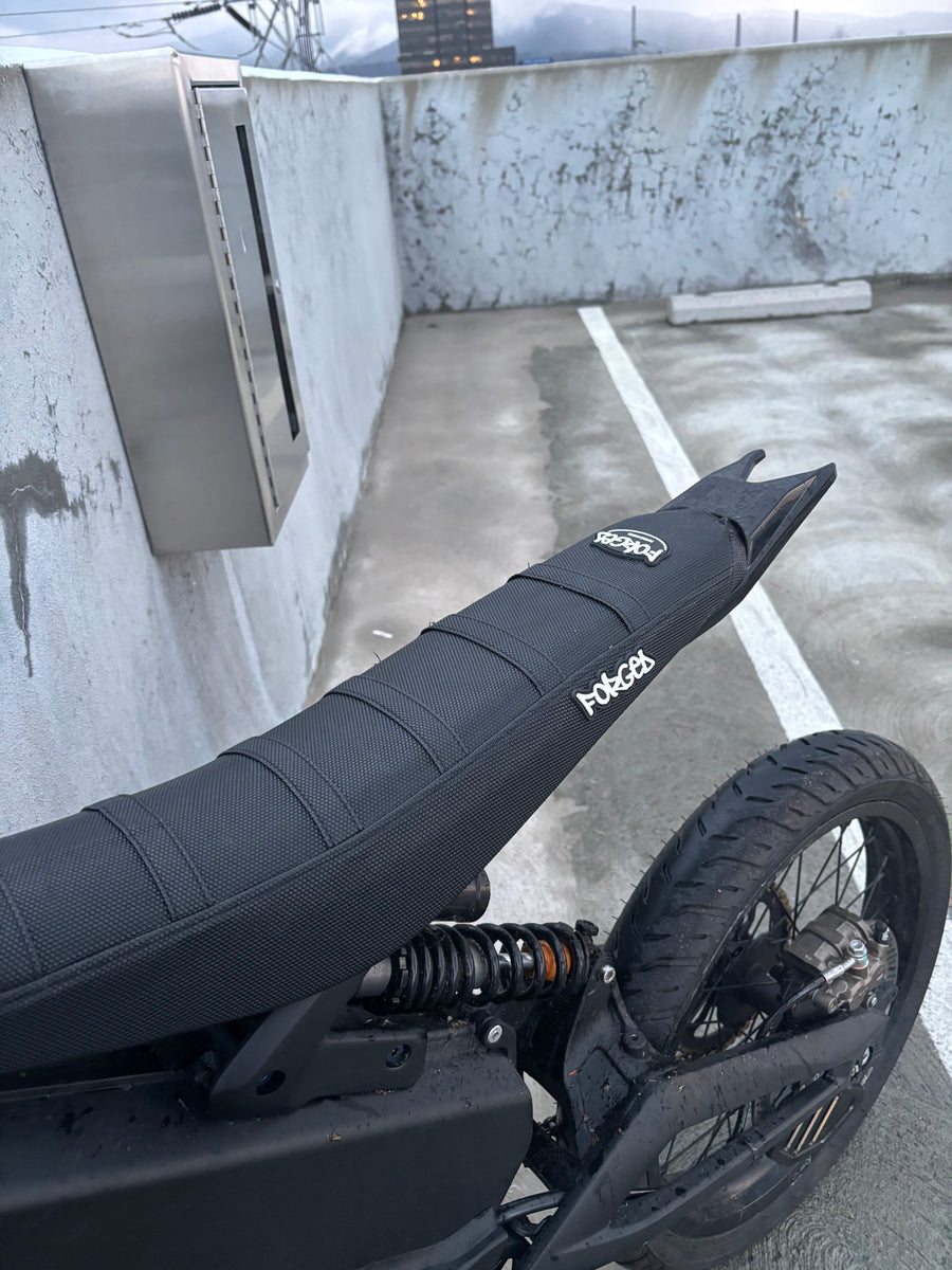 Forged Racing E-Moto Ribbed Seat Cover | Grip Seat Cover for Surron, Talaria & E-Ride — view 5