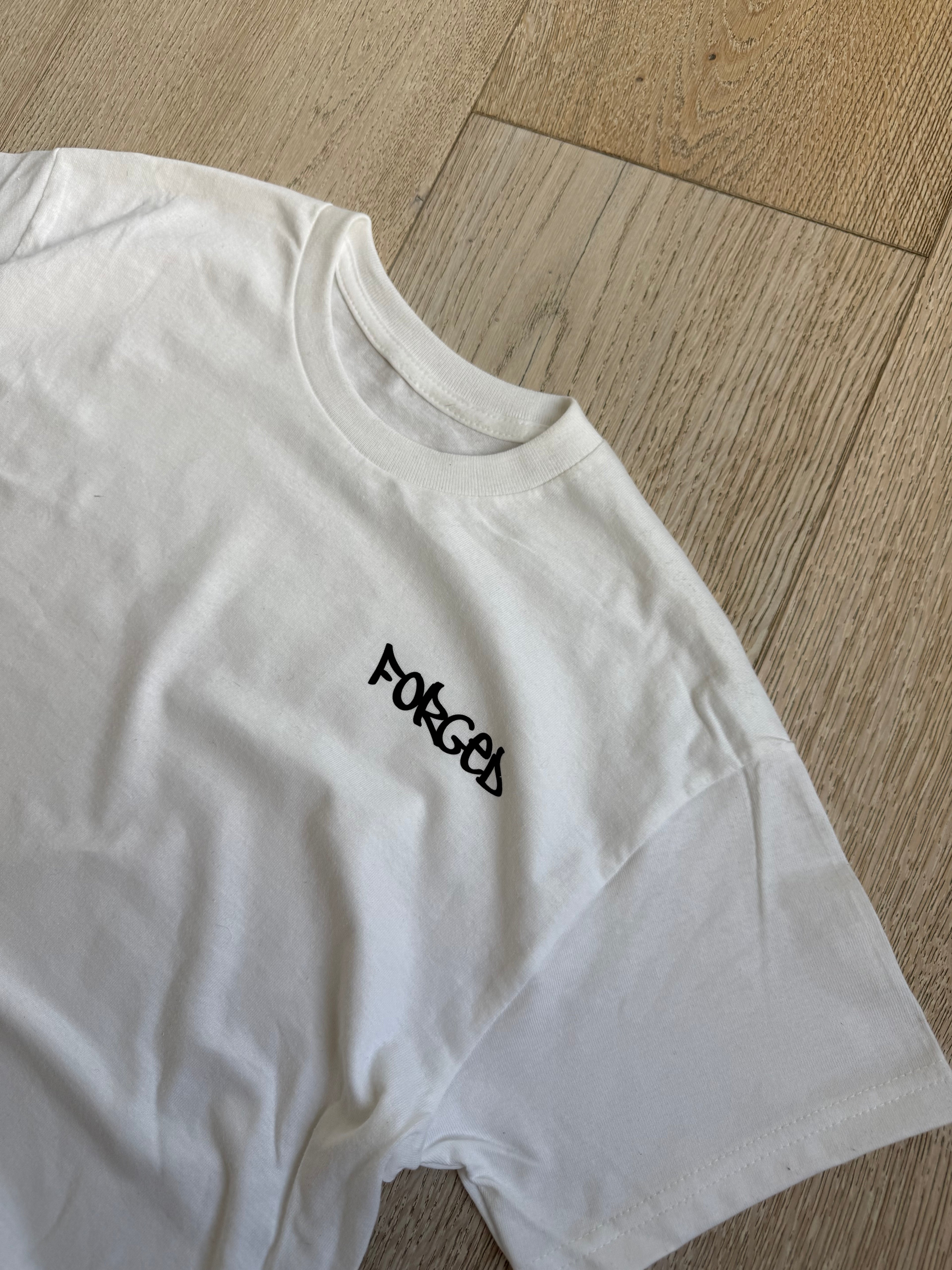 Forged Racing V2 Shirt - White (ADULT SIZE)