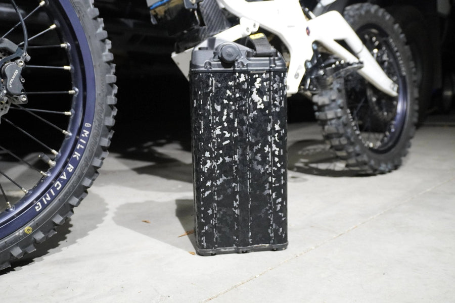 E-Bike ShadowSlate Black Camouflage Wrap — view 2