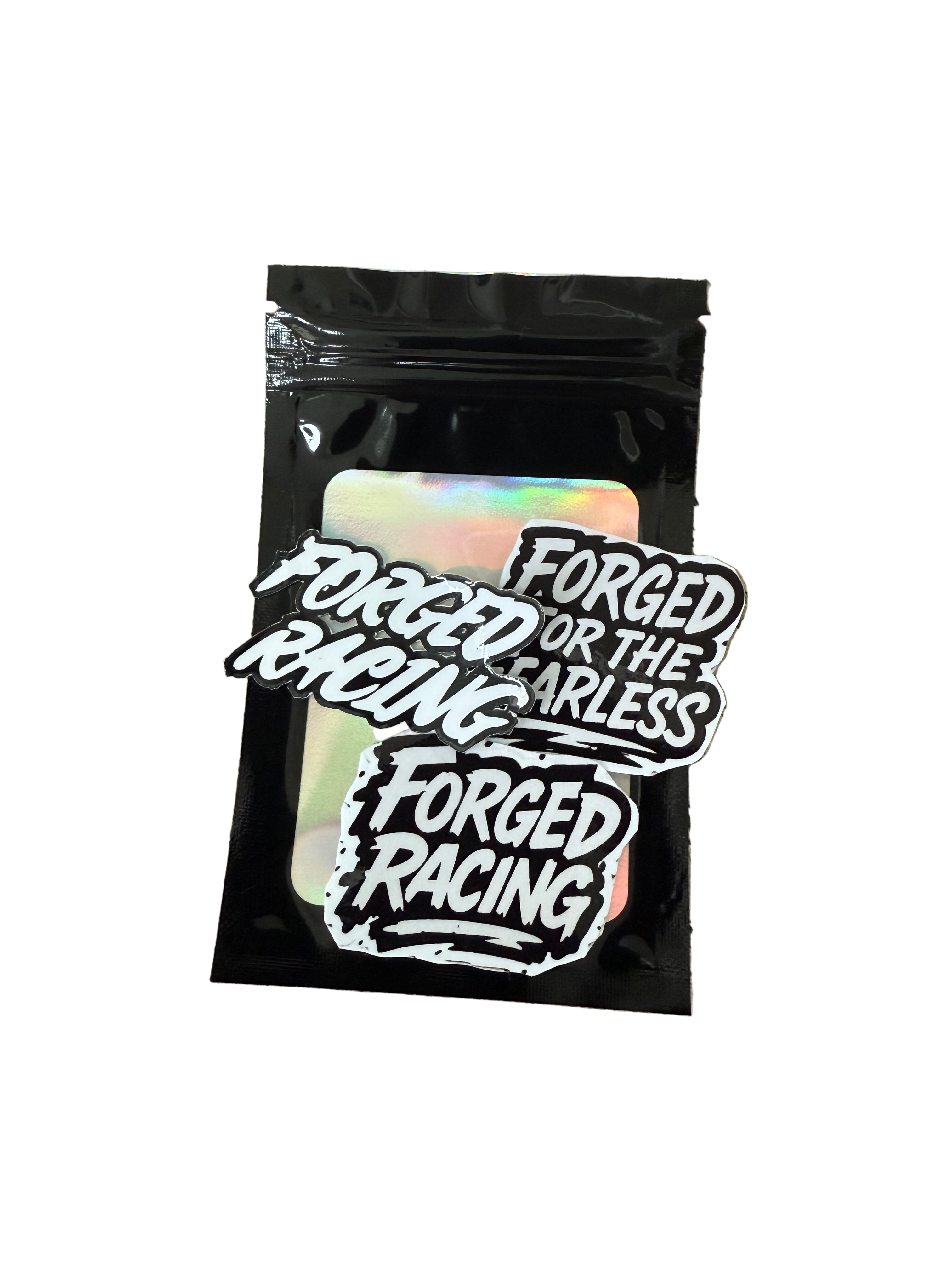 FORGED RACING FLAG + STICKER PACK