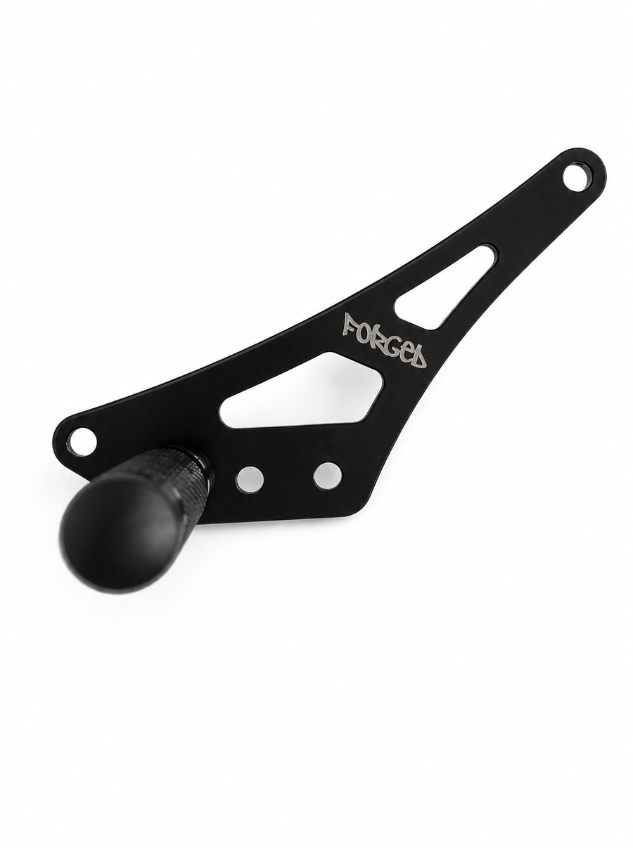 Sur-Ron Light Bee X (LBX) Foot Lock Kit | CNC Metal Foot Lock Bracket (Reversible) — view 3