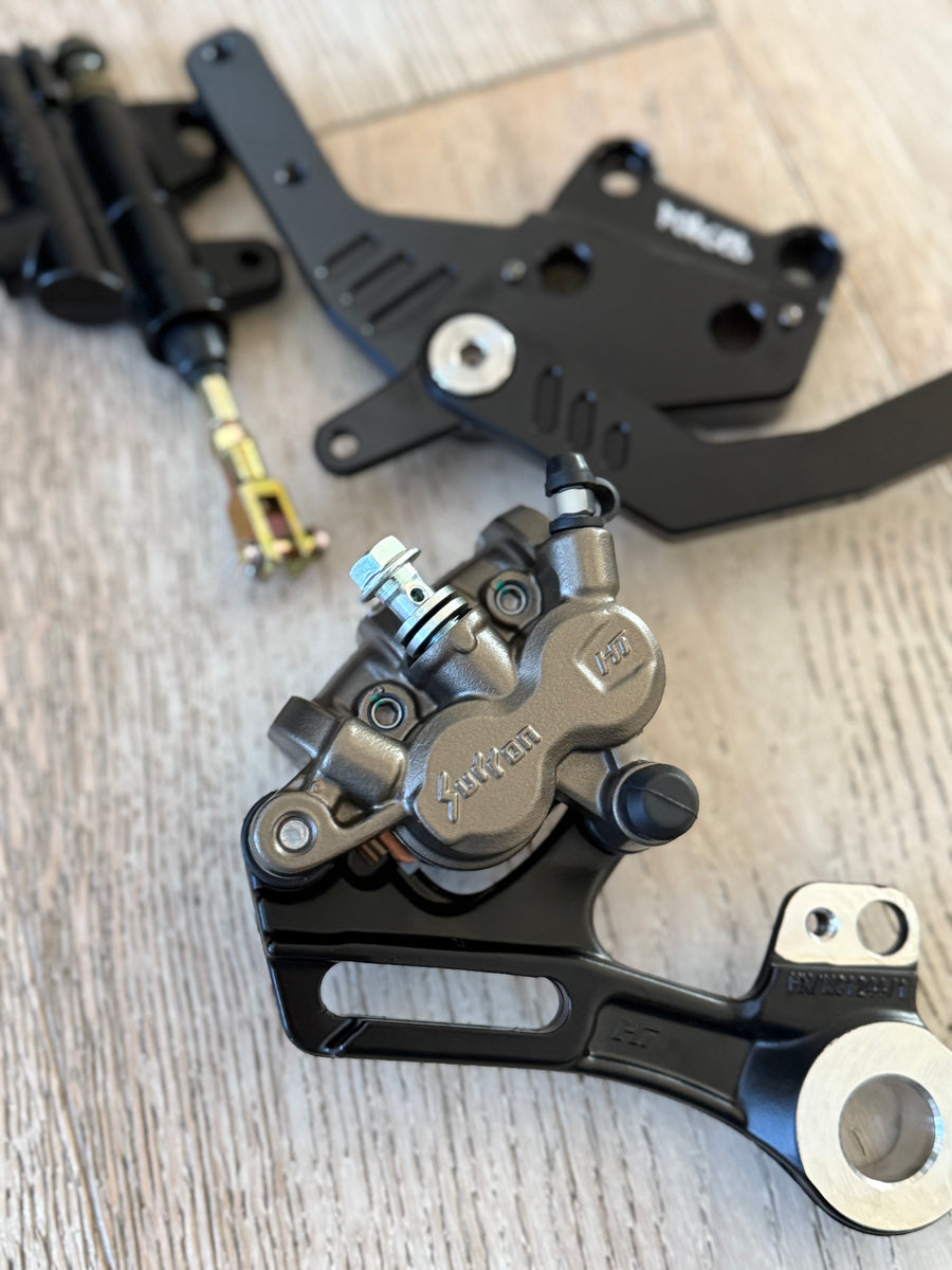 Talaria XXX Foot Brake Kit | Moto Style Rear Brake Conversion (Full Kit or Bracket Only) | Forged Racing — view 6