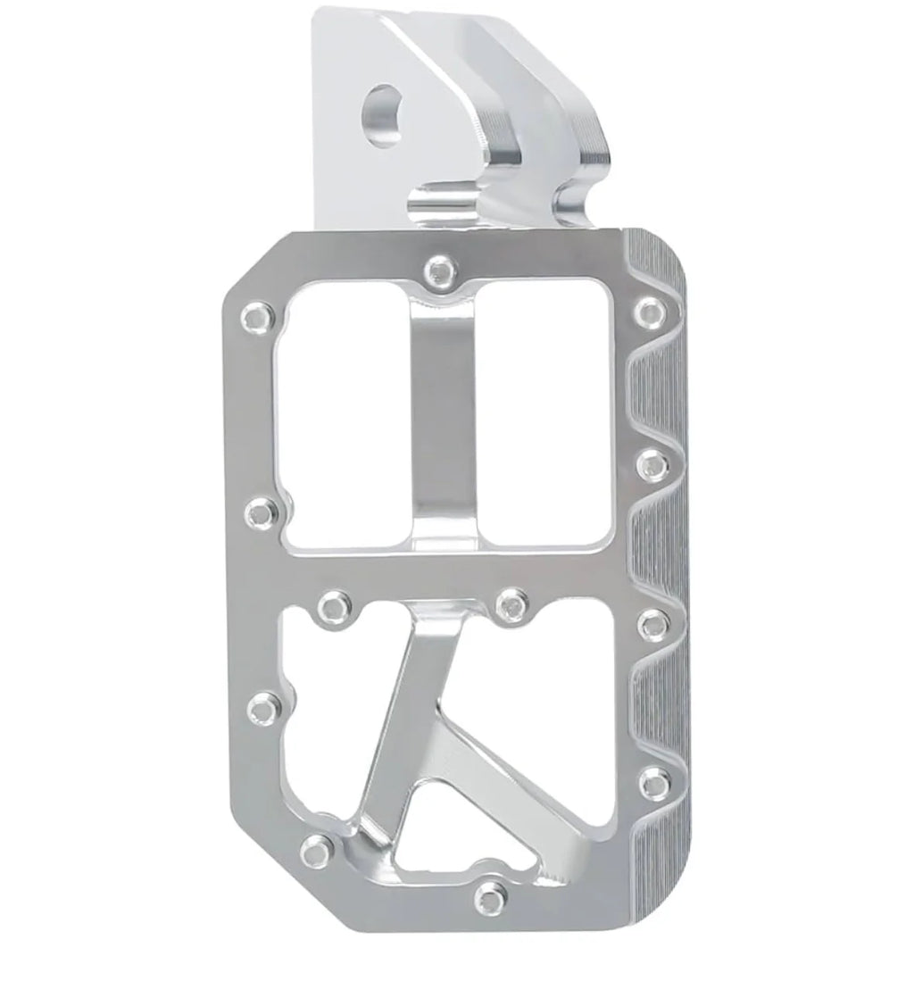 FORGED Wide Footpegs - SILVER