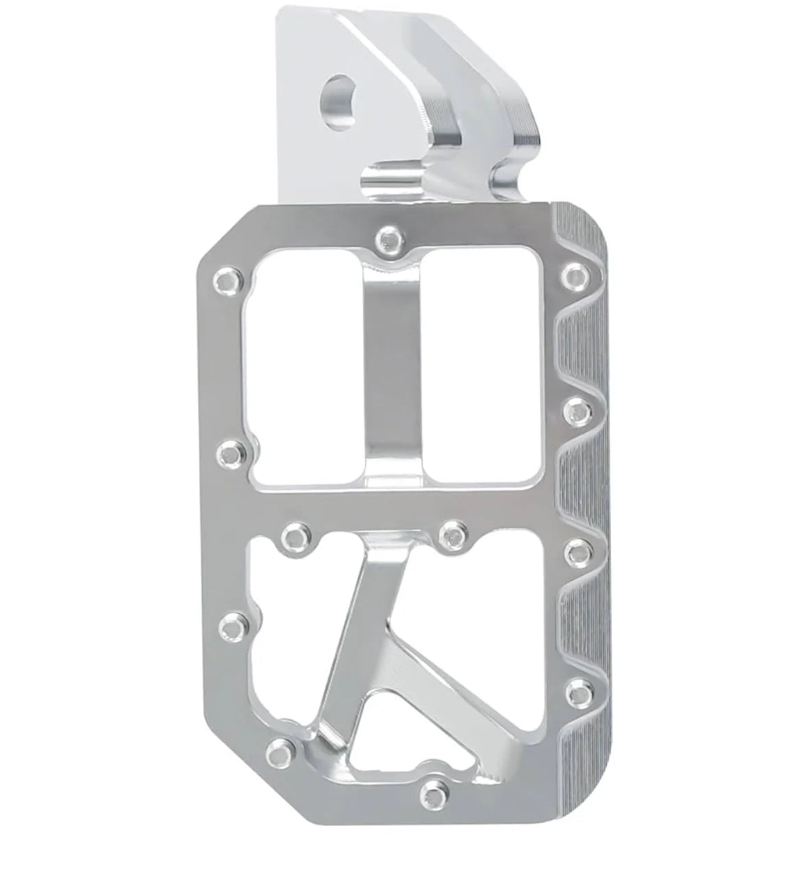 FORGED Wide Footpegs - SILVER