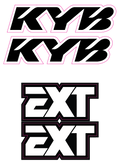 EXT or KYB Fork Decals