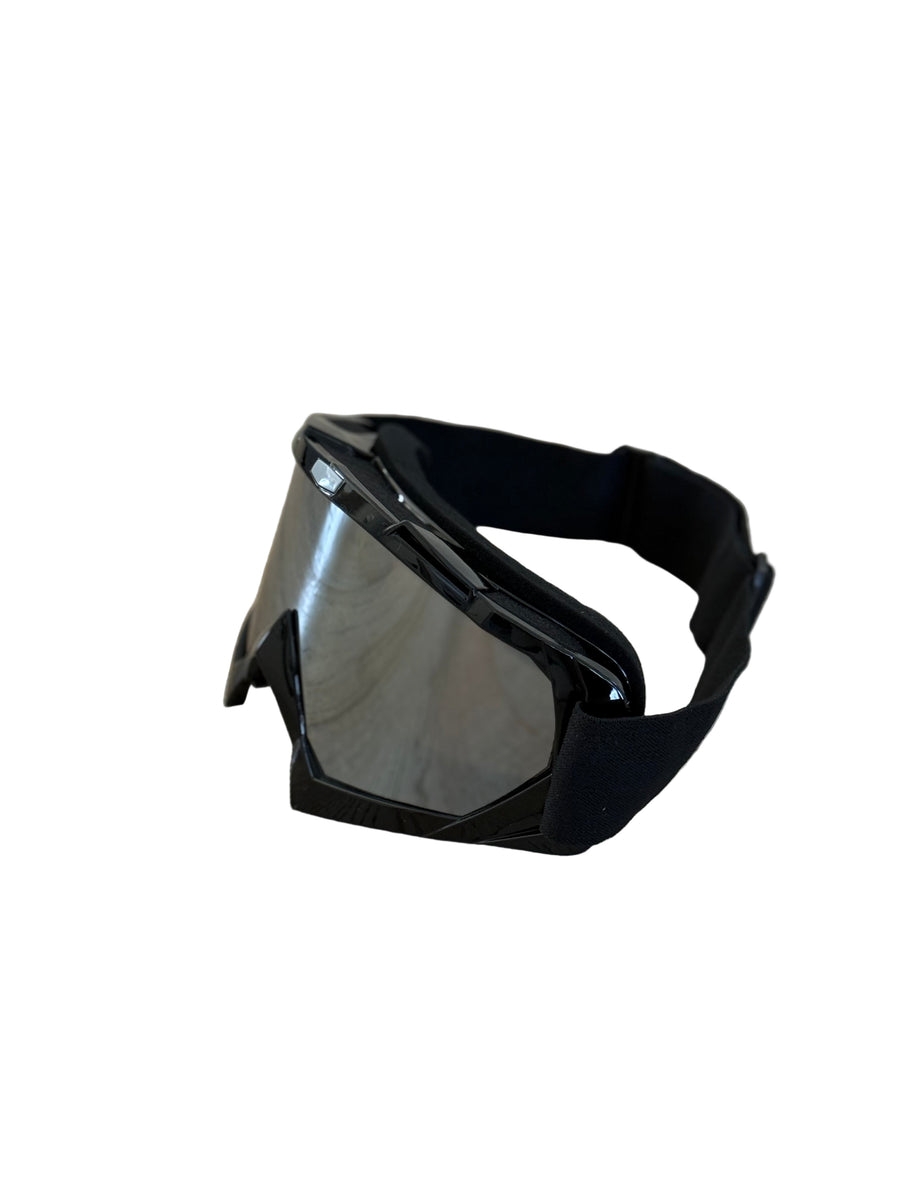 FEARLESS GOGGLES - BLACK/SILVER LENS — view 3