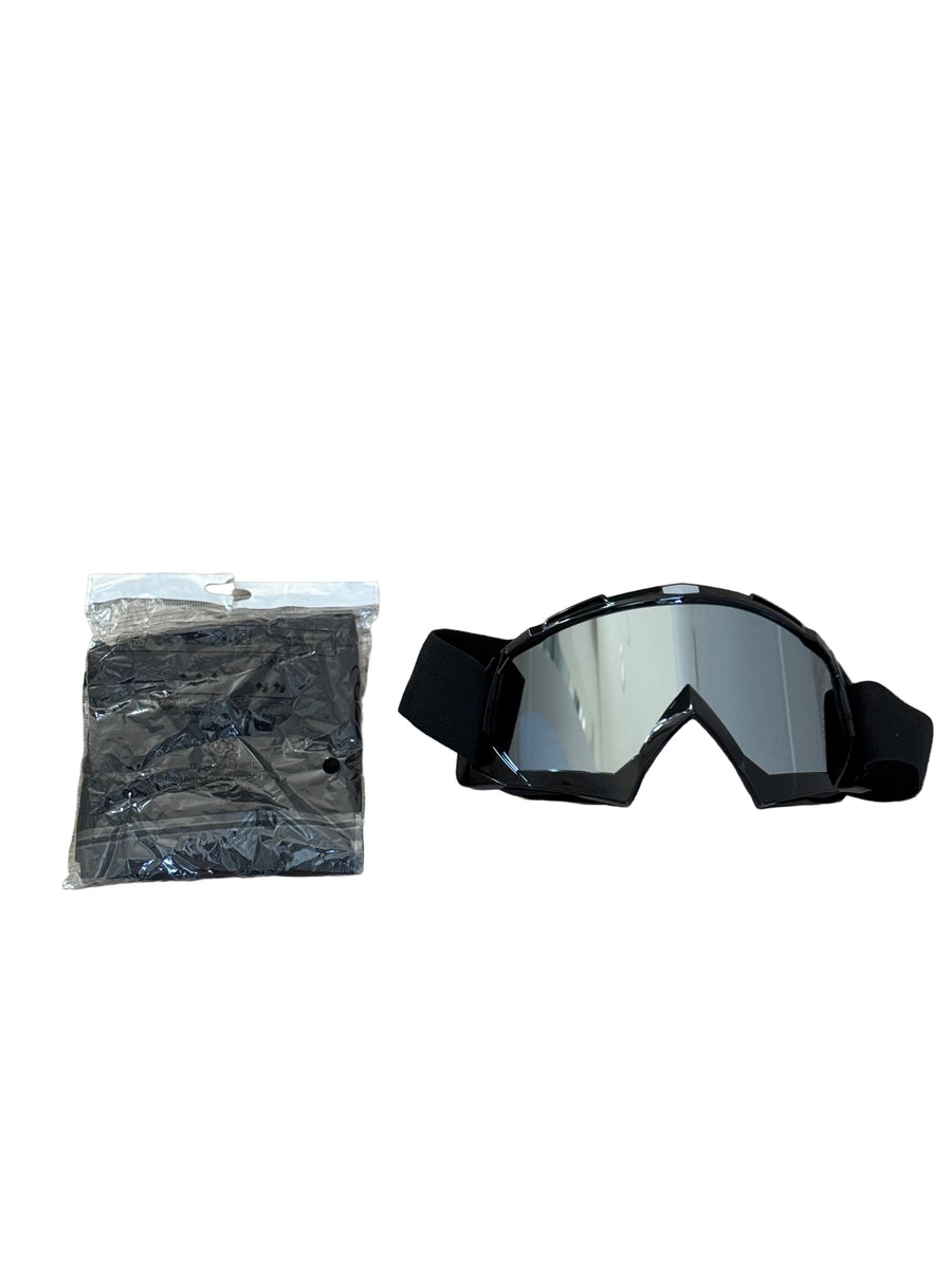 FEARLESS GOGGLES - BLACK/SILVER LENS — view 4