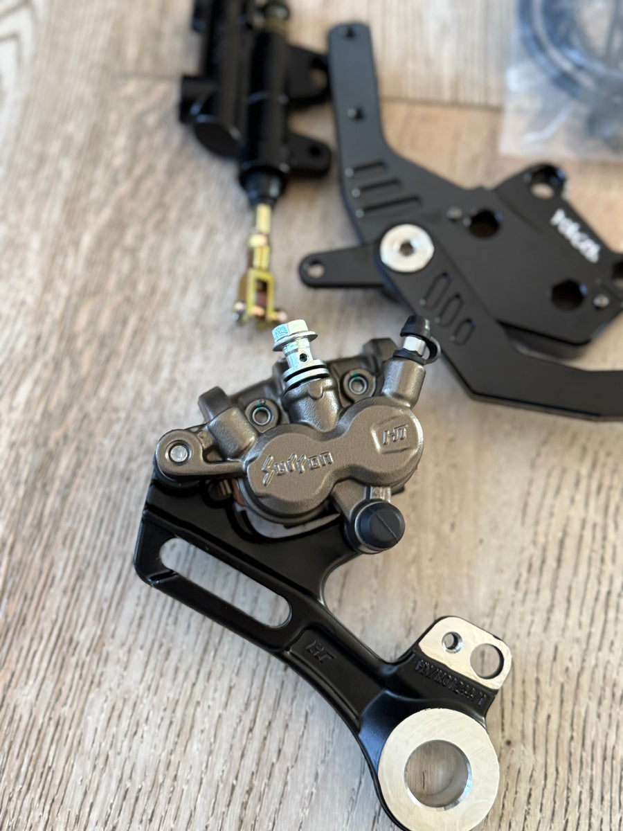 Talaria XXX Foot Brake Kit | Moto Style Rear Brake Conversion (Full Kit or Bracket Only) | Forged Racing — view 7