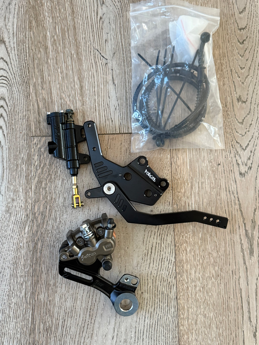Talaria XXX Foot Brake Kit | Moto Style Rear Brake Conversion (Full Kit or Bracket Only) | Forged Racing — view 5