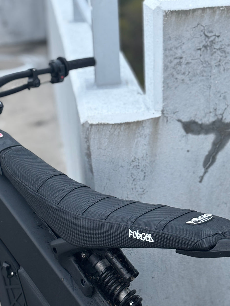 Forged Racing E-Moto Ribbed Seat Cover | Grip Seat Cover for Surron, Talaria & E-Ride — view 2