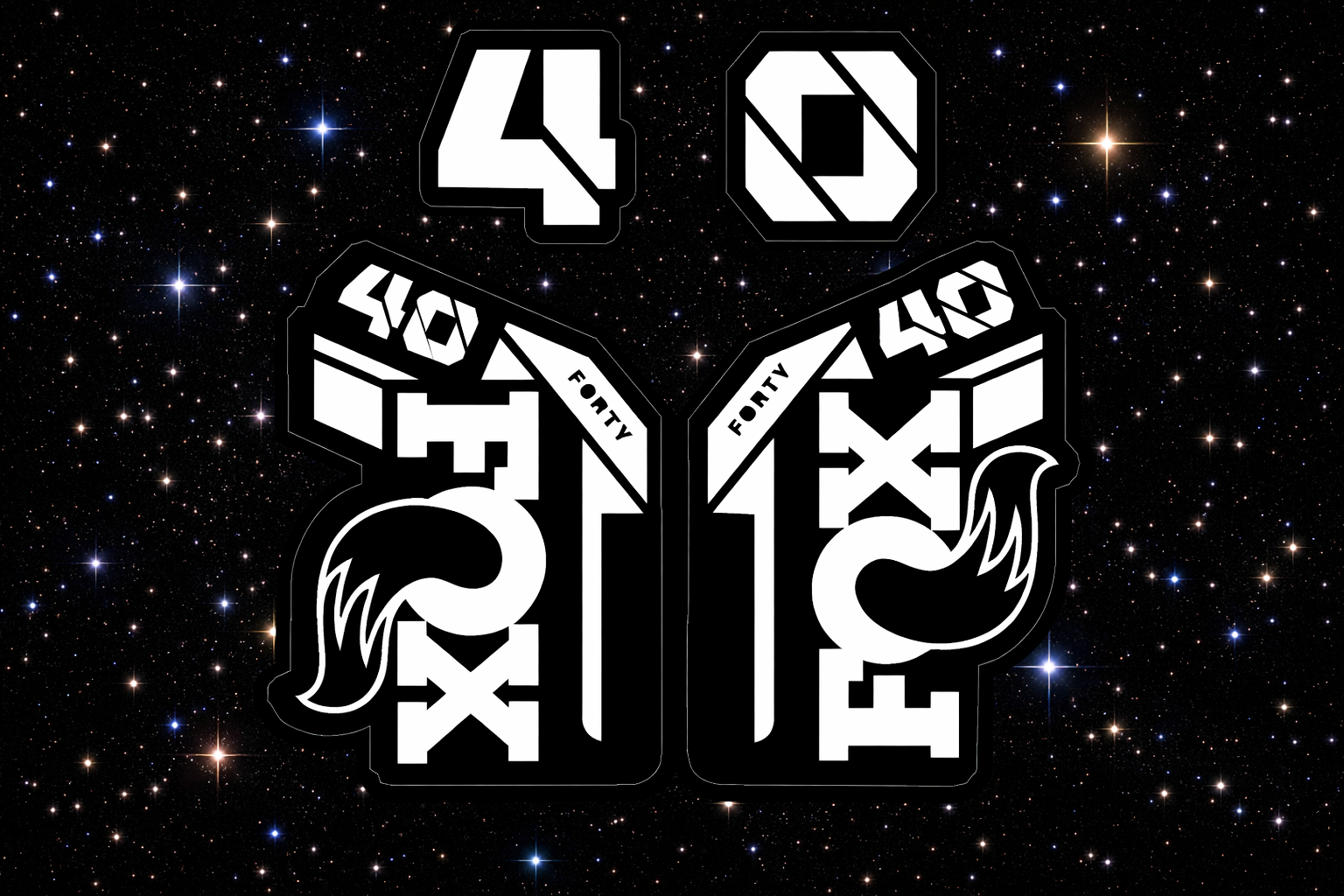 Fox 40 Fork Decal