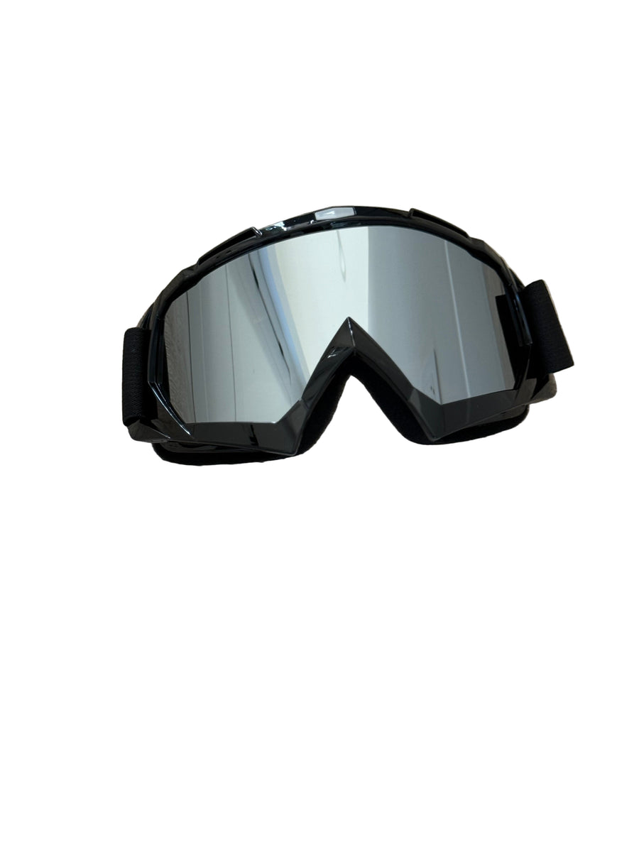 FEARLESS GOGGLES - BLACK/SILVER LENS — view 2