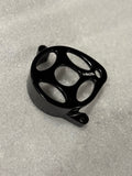 Surron Ultra Bee Metal Motor Cover | CNC Upgrade Replacement (Black & Chrome)