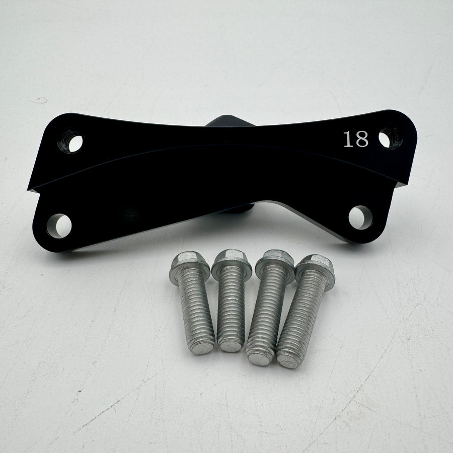 Kawasaki KX Caliper Relocation Bracket — 320mm Oversize Rotor