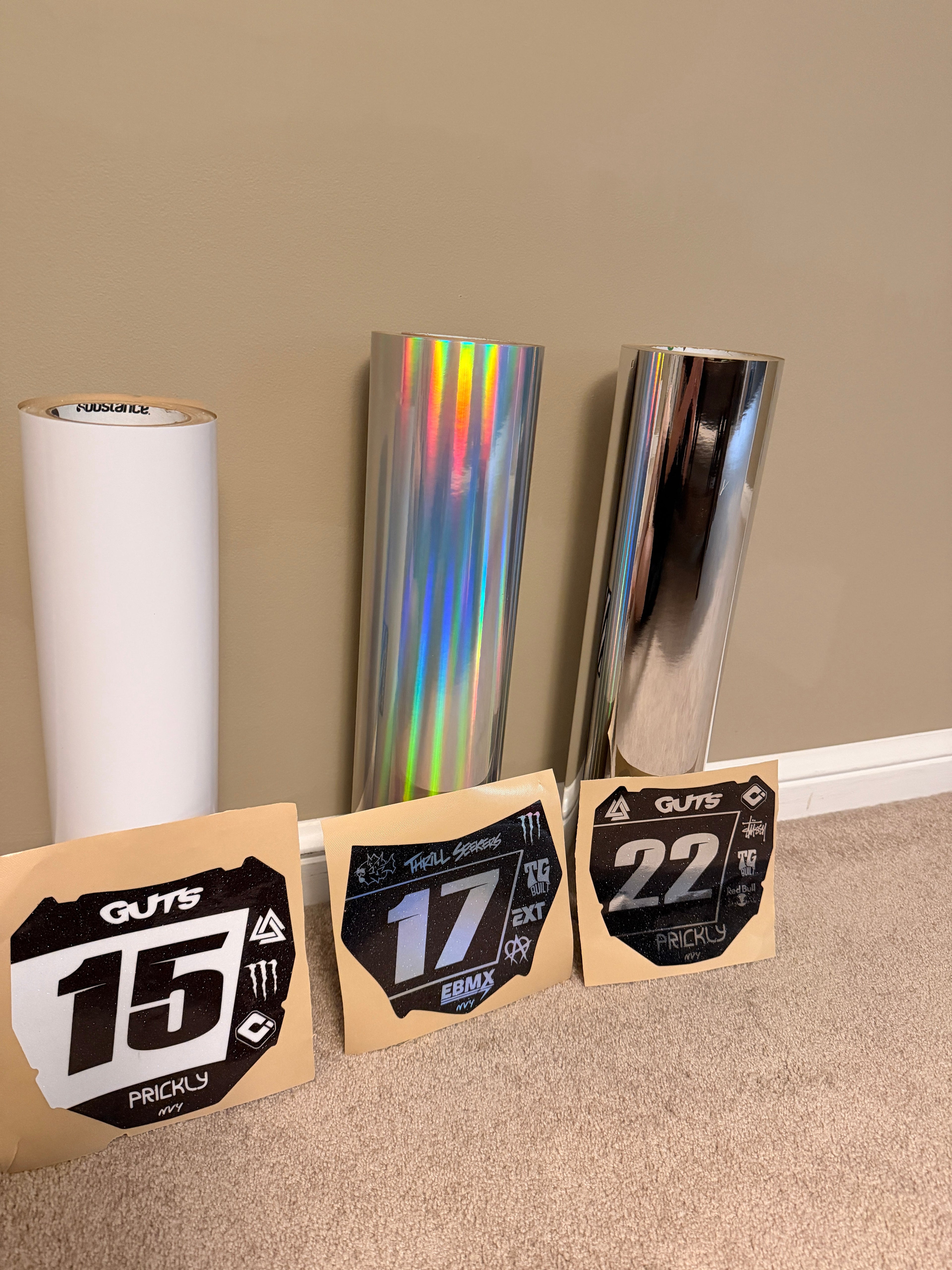 Motocuts Plate Decal