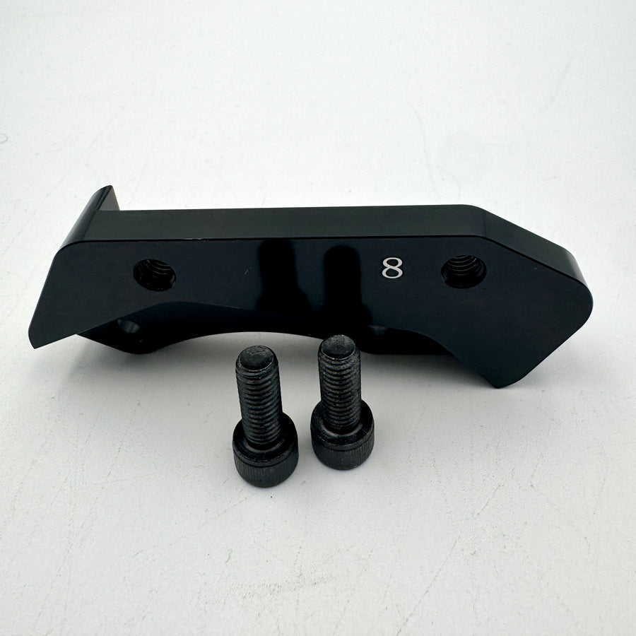 Italian Husqvarna Caliper Relocation Bracket — 320mm Oversize Rotor