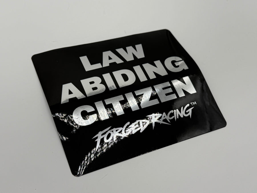 Law Abiding Citizen Large Stickers (Chrome)