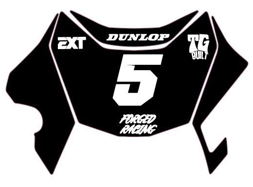 PRE DESIGNED Surron Ultra Bee Front Plate Decal