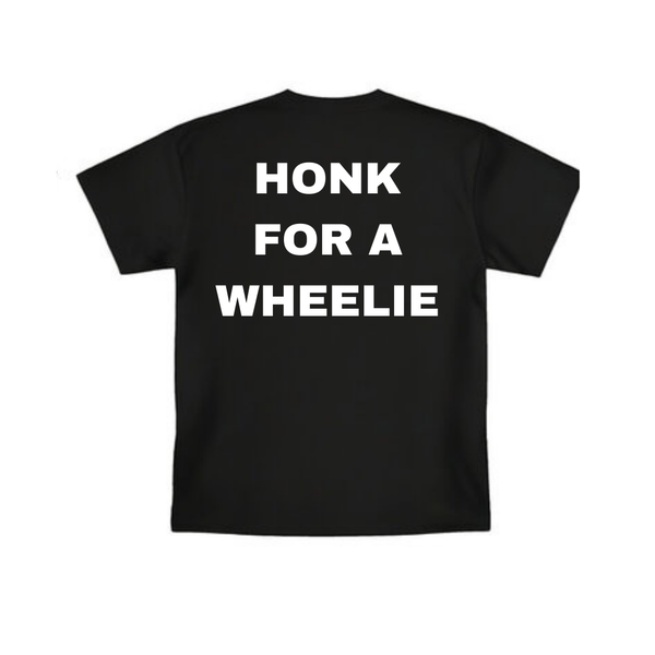“Honk for a Wheelie” T-Shirt – Premium Cotton E-Moto Streetwear Tee