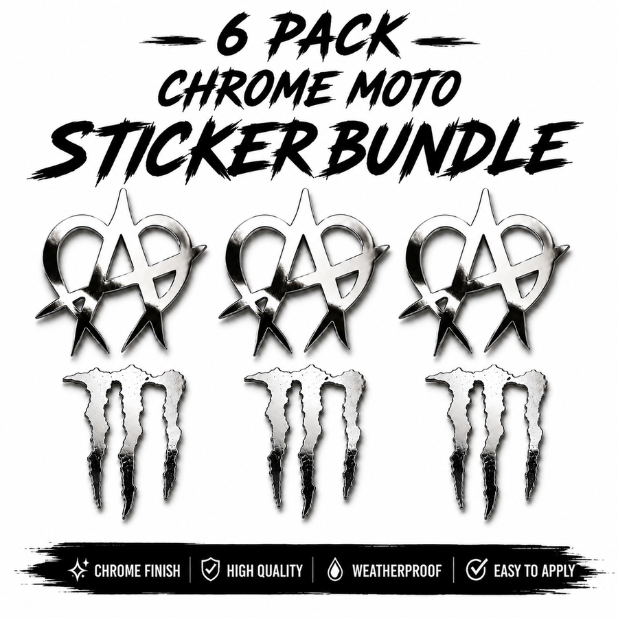 Moto-Sticker Bundle (CHROME) — view 3