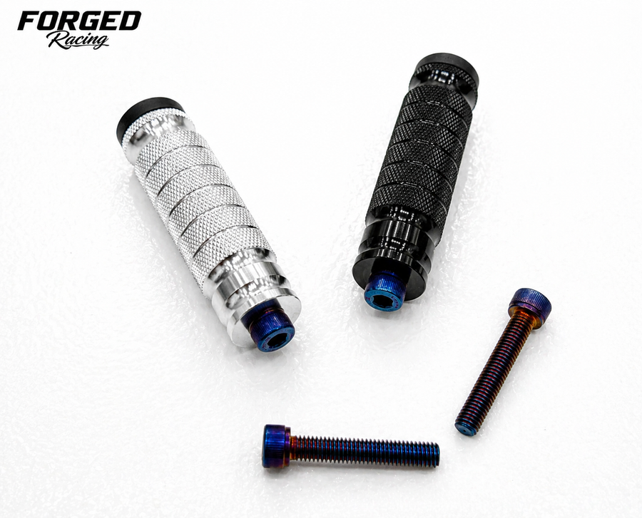 Titanium Style Foot Lock Bolts – Blue Anodized Lightweight Motorcycle / E-Moto Hardware — view 3