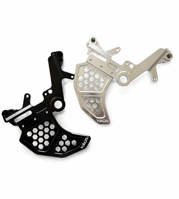 Surron Ultra Bee Dual Caliper Mount | CNC Metal Brake Upgrade w/ Rotor Guard