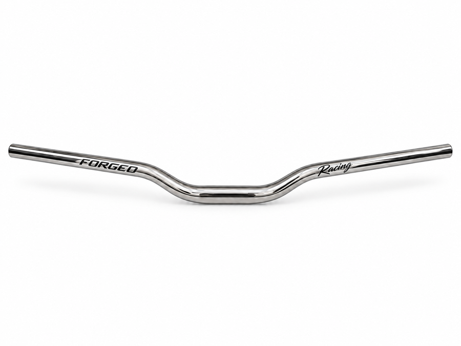Forged Racing chrome 31.8mm aluminum handlebars for Surron, Talaria and E-Ride Pro