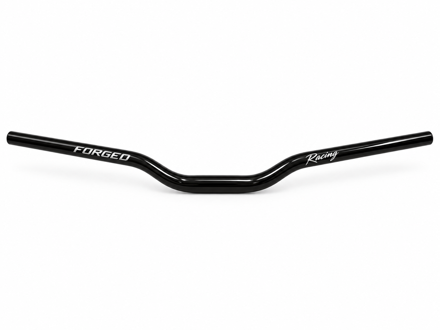 Forged Racing gloss black 31.8mm aluminum e-moto handlebars