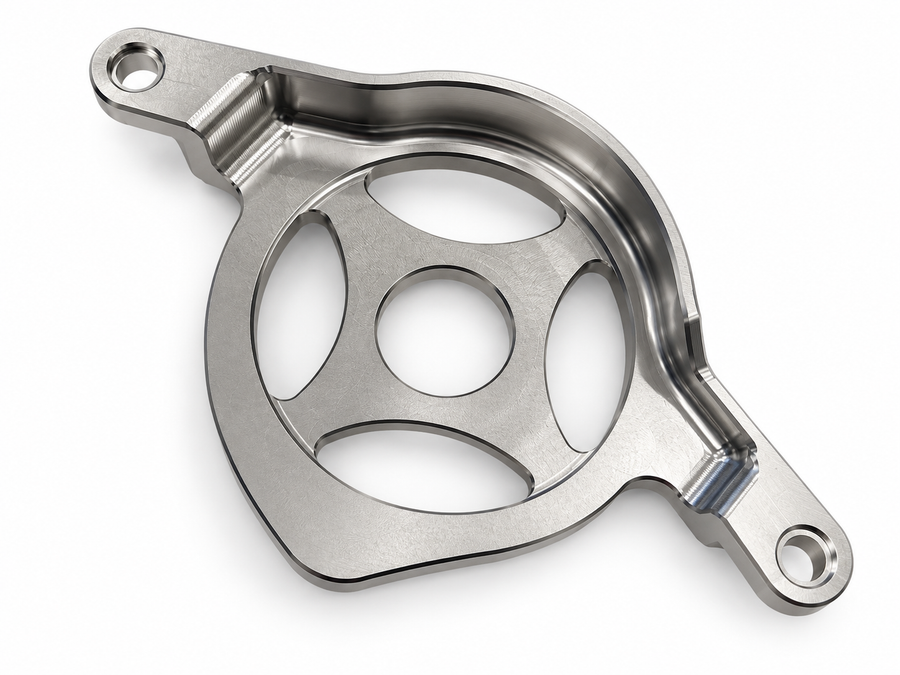 Silver Talaria XXX metal motor cover