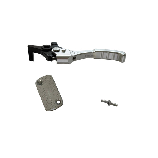 Forged Racing Sur-Ron Ultra Bee Brake Upgrade Kit: CNC lever, reservoir cap and hardware