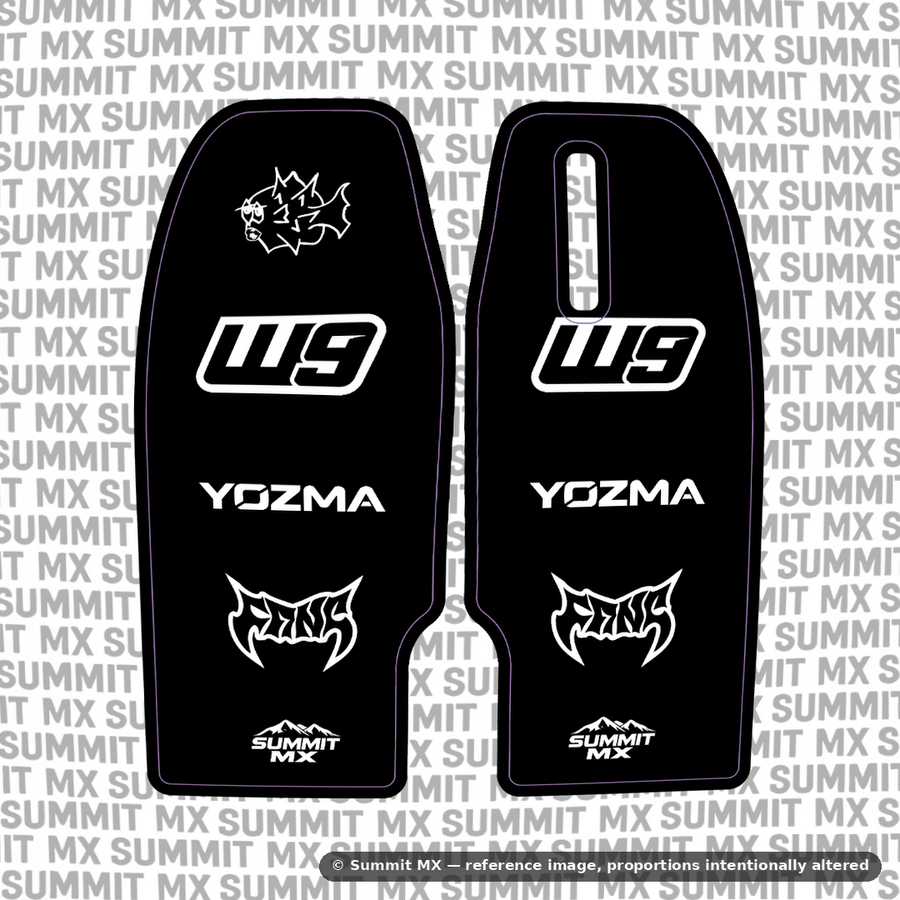 Yozma IN10 Fork Guard Decals — view 2